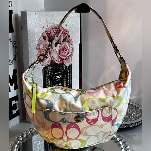 Coach Hampton Multicolor Hobo Bag - Picture 6 of 13